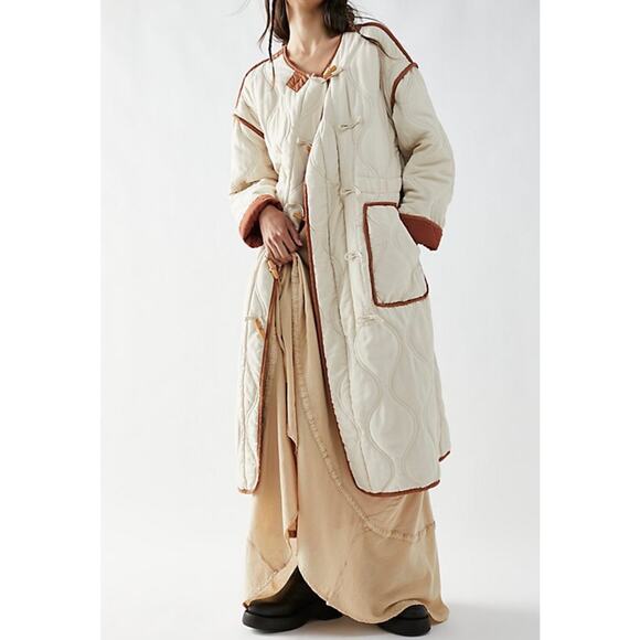 Free People Jackets & Blazers - NWT / Free People / Lush It Duffle Coat / Quilted Boho Car Coat